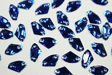 Galactica 14x9mm Coloured resin Stones - Bright Sapphire