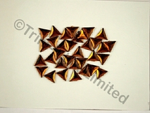 Triangle 13mm Acrylic Stones - Smoked Topaz