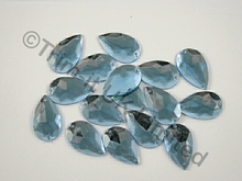 Pear 28x17mm Acrylic Stones - Pale Blue