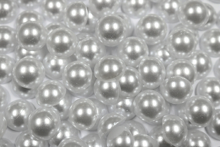 Round Half Pearls 16mm-100pcs. - White