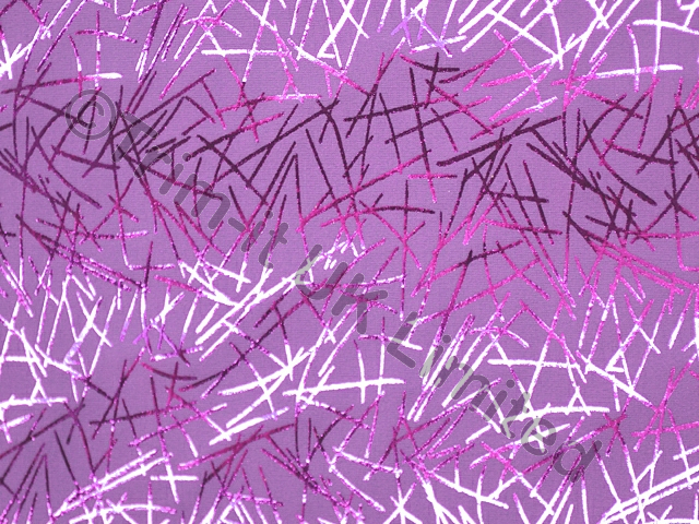 Bamboo Metallic Lycra   SALE WAS �25 NOW - Violet