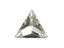 Brilliance Sew-On 16mm Triangle Box of 72 - Crystal