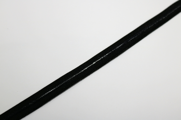 Bra Strap Elastic-non slip 10mm wide - Black