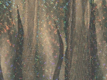 Bengal Tiger Hologram Lycra - Black/Dark Grey/Silver Grey