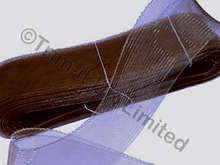 NEW 76mm Crinoline(GB) - Soft Boning(33m piece) - Brown
