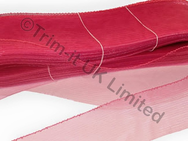 NEW 76mm Crinoline(GB) - Soft Boning(33m piece) - Claret