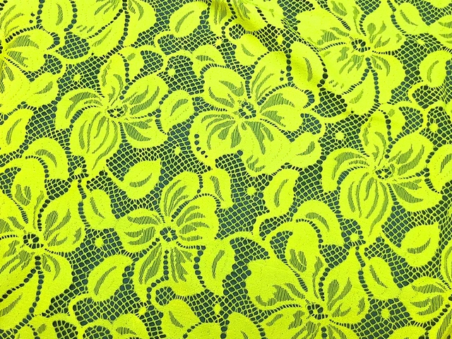 Florentina Stretch Lace - Tropic Lime