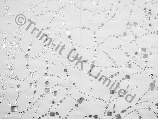 Gem Stretch Net SALE WAS �39 - White/Metallic Silver