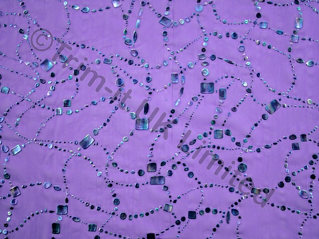 Gem Stretch Net SALE WAS �39 - Purple/Metallic Purple