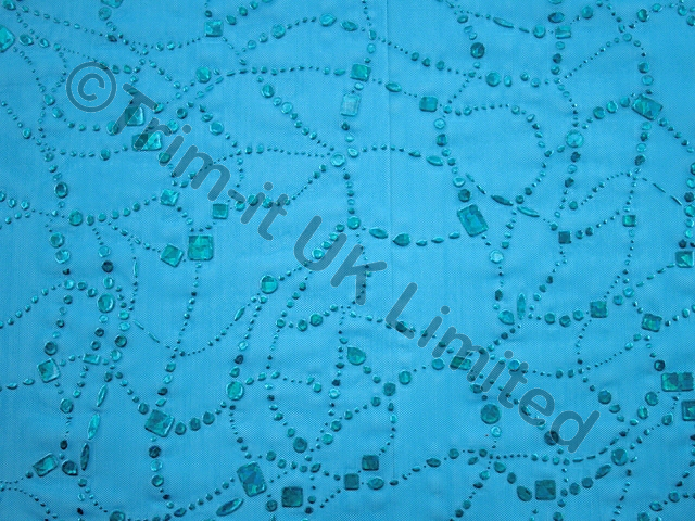 Gem Stretch Net SALE WAS �39 - Turqoise/Turqoise Hologram