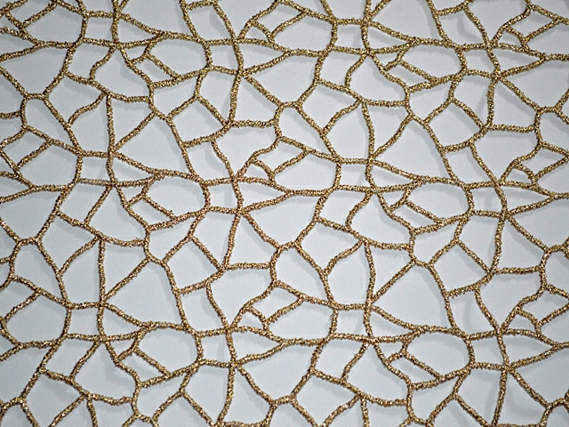 Julia Guipure mesh     SALE WAS �45 - Metallic Gold