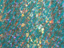 Meteor Silver Hologram Lycra - Turquoise