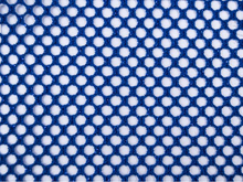 metallic Spandex 3mm Fishnet - Ocean Blue/Metallic Blue