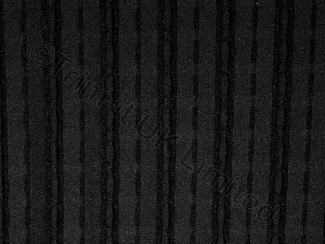 Raised stripe stretch - Black