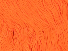 Stretch Top Rayon (tactel)Fringe 10cm - Flo. Orange