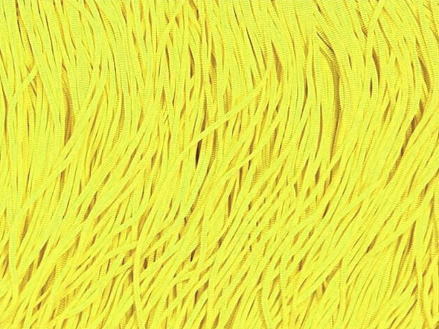 Stretch Top Rayon (Tactel) Fringe 30cm - Sassy Yellow