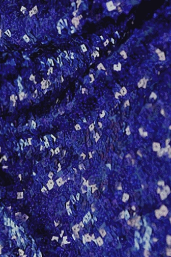 Shuffle: Square Sequin On Poly Lycra 2-Way was �40 - Royal Blue/Royal Hologram