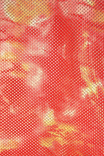 Tornado Fishnet SALE WAS �20 - Daffodil/Flamenco Red