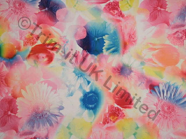 Tropical Burst Dance Crepe Special Offer was �30 - White/Multi